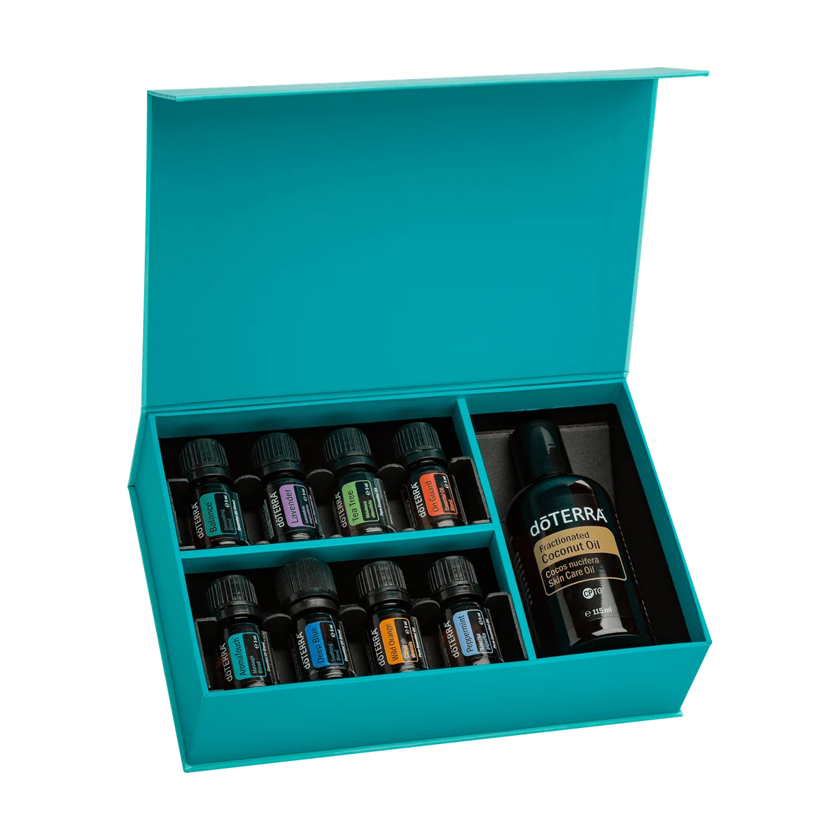 AromaTouch Technique™ Kit, 8 × 5 ml + Kokosöl