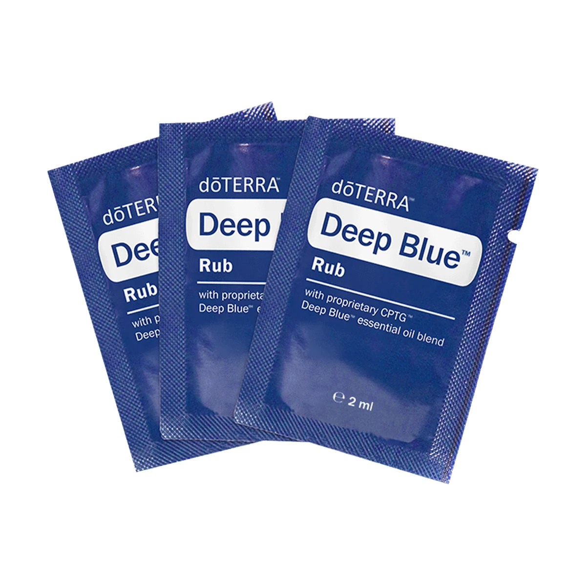 Deep Blue Rub-Proben von dōTERRA