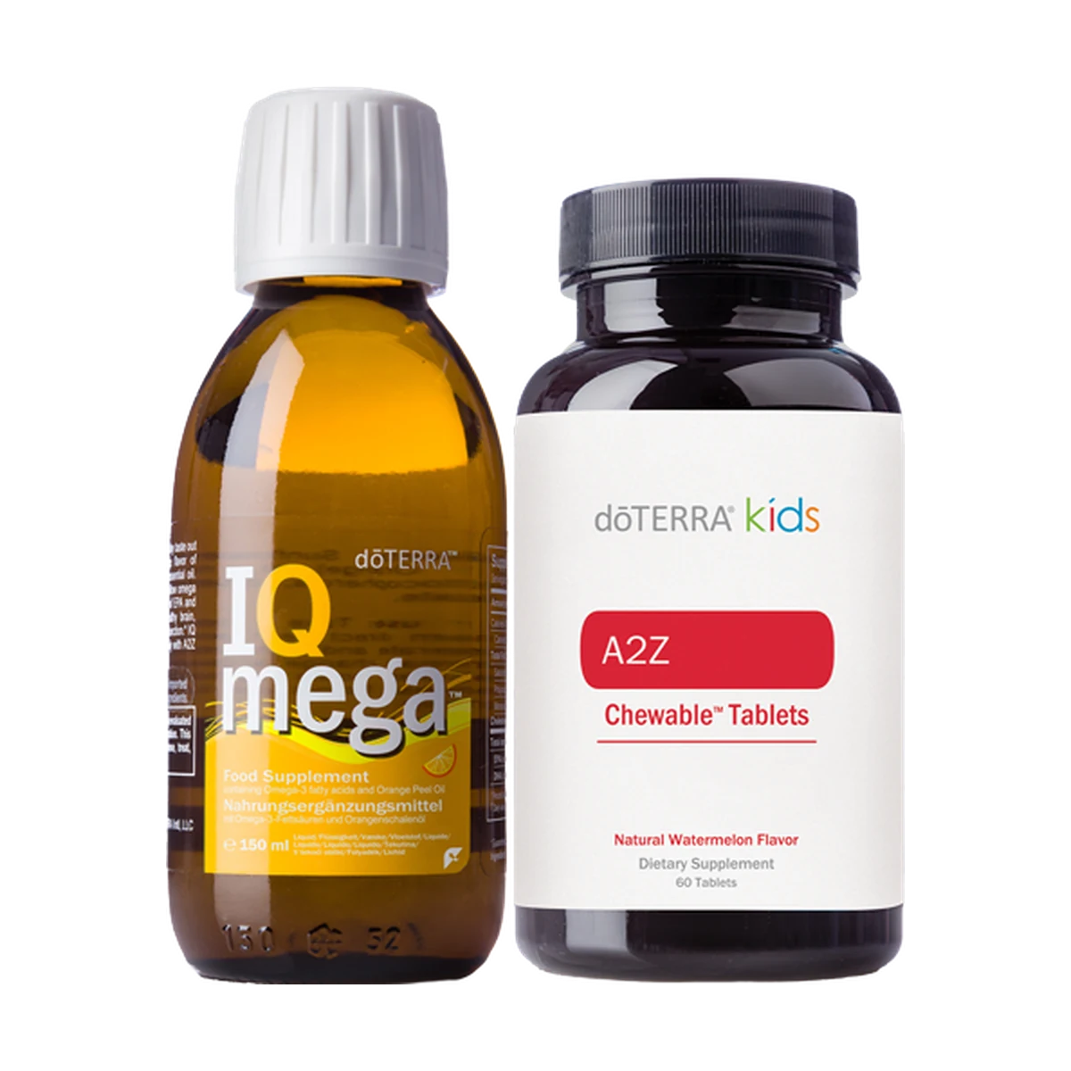 dōTERRA a2z Chewable Kautabletten und IQ Mega Pack von dōTERRA