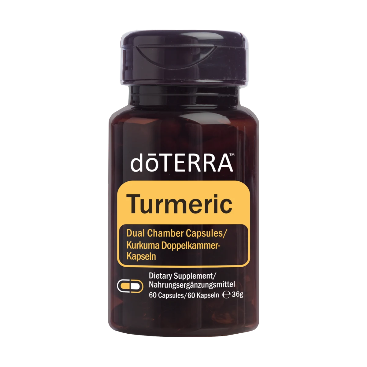 Kurkuma Doppelkammerkapseln von dōTERRA